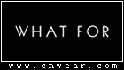 WHAT FOR (华馥女鞋)品牌LOGO