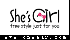 SHE'S GIRL (ShesGirl/茜子发饰)品牌LOGO