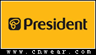 president luggage logo